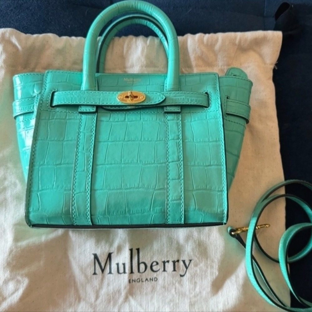 Mulberry Micro Croc Bayswater